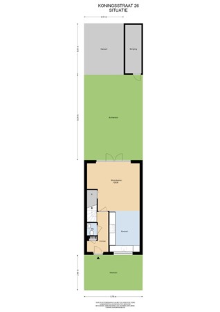 Floorplan - Koningsstraat 26, 1432 JR Aalsmeer